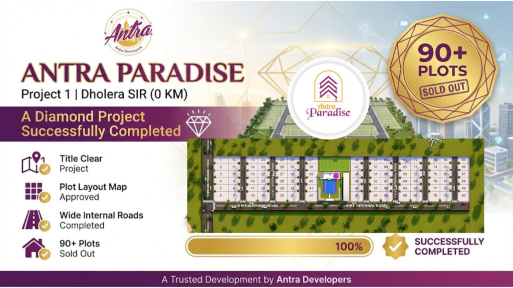 Dholera SIR Greenfield Smart City - Antra Developers